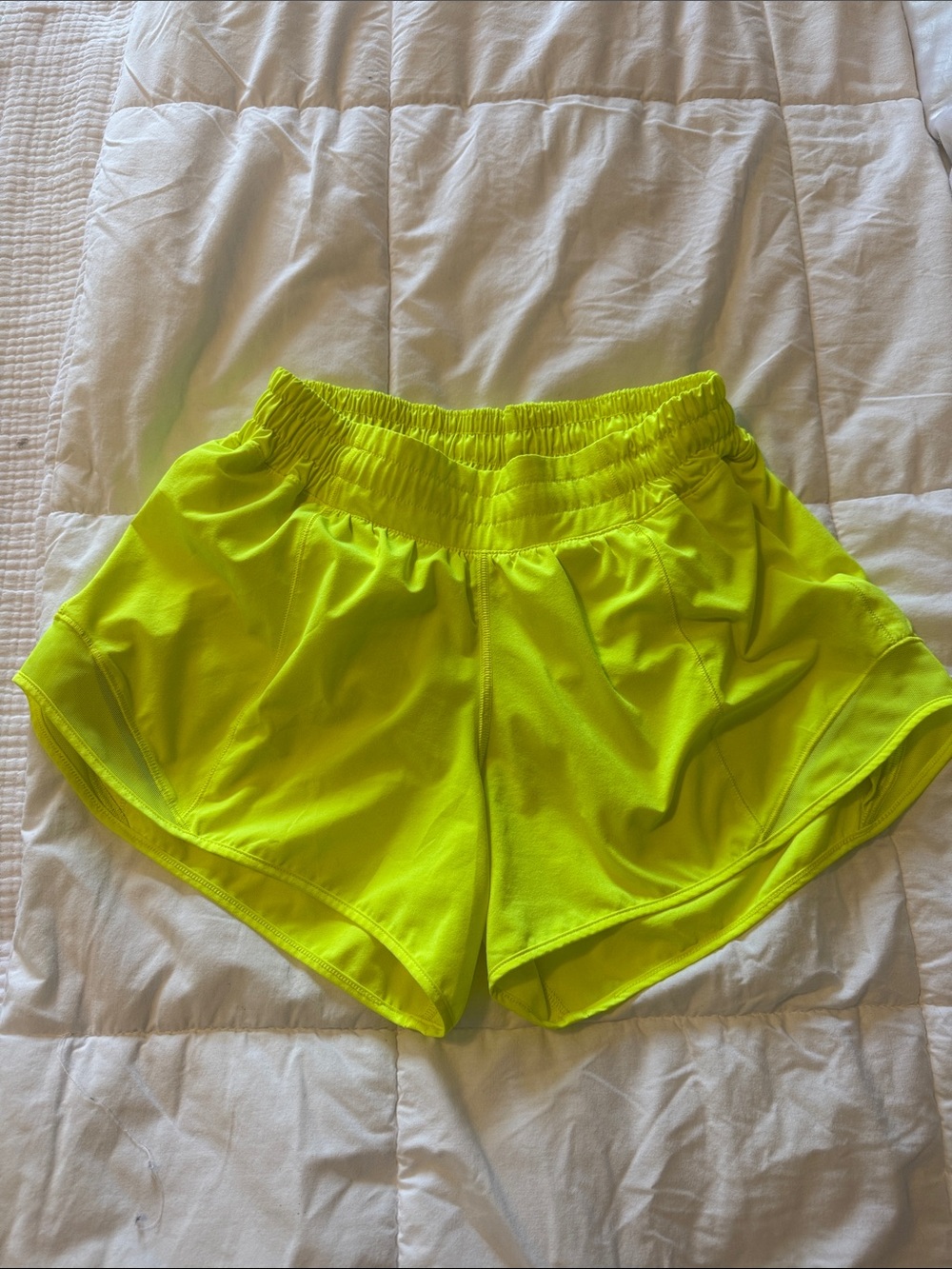 lululemon athletica Neon Yellow Women’s Athletic Shorts